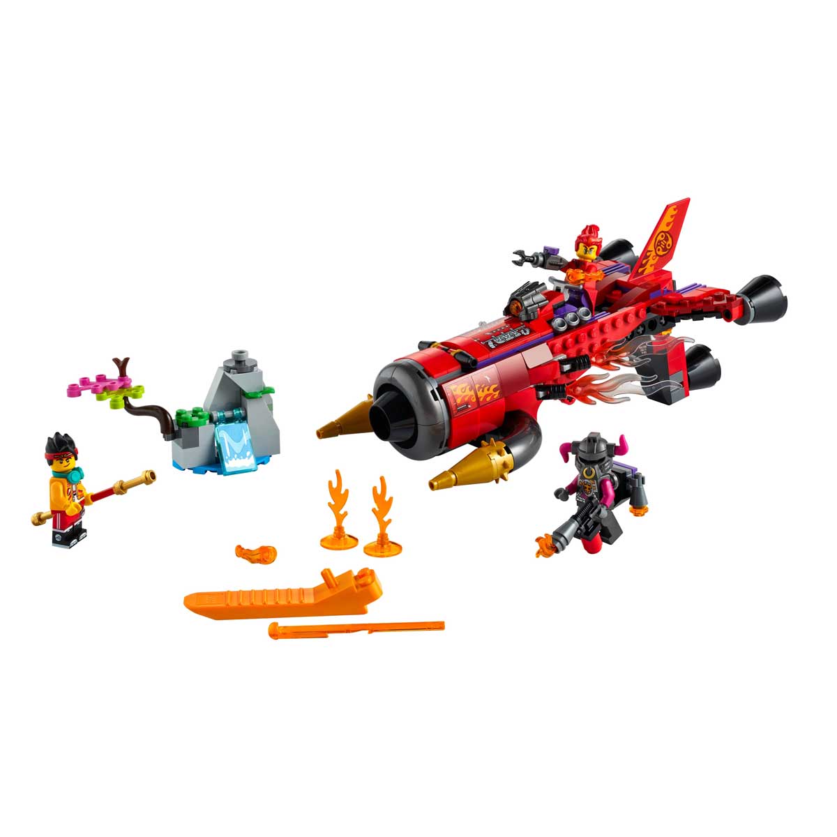 لگو مانکی کیدز Red Son’s Inferno Jet مدل 60042